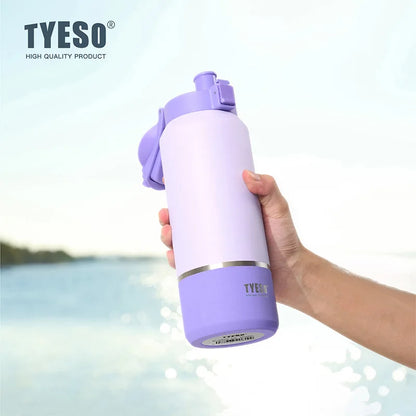 24HRS hot/ cold Tyeso Large Capacity Stainless Steel Insulated Water Bottle