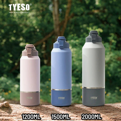 24HRS hot/ cold Tyeso Large Capacity Stainless Steel Insulated Water Bottle